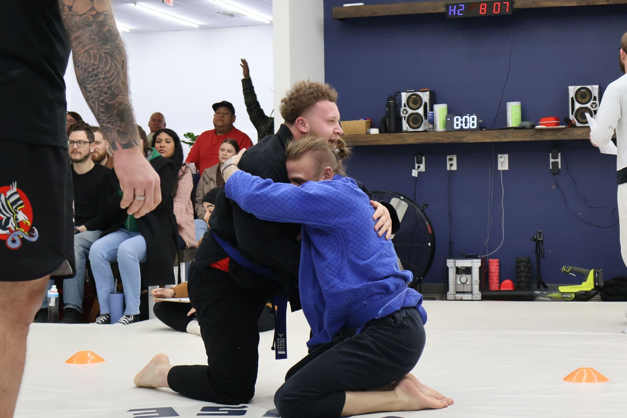 Start learning martial arts like Chinese martial arts Kung Fu, Japanese martial arts Karate, Korean martial arts Tae Kwon Do, Brazilian Jiu-Jitsu, or Muay Thai to practice self-defense skills, build self-confidence, enhance mental discipline, and master ground fighting techniques while gaining inspiration from martial artists.